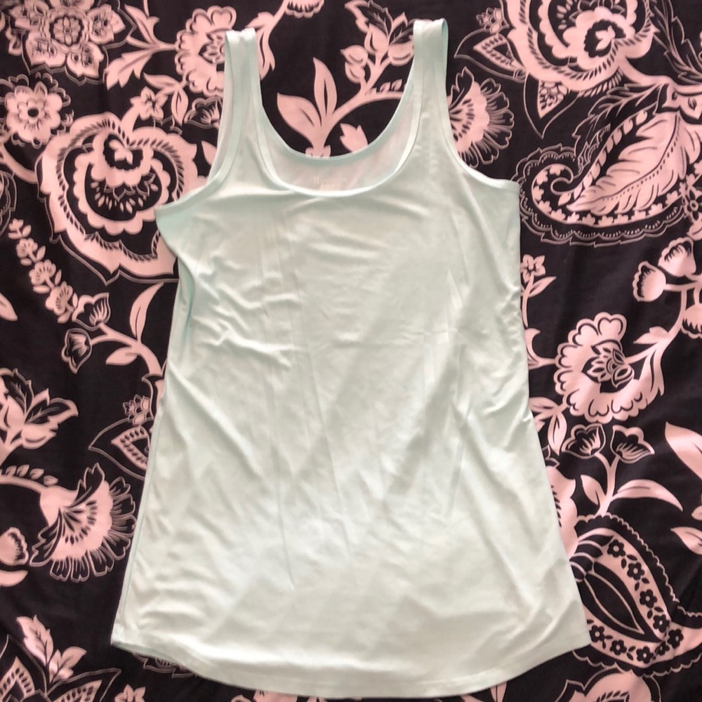 Mint green tank top